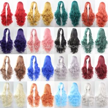 Cheap cosplay wig anime multi colors in stock