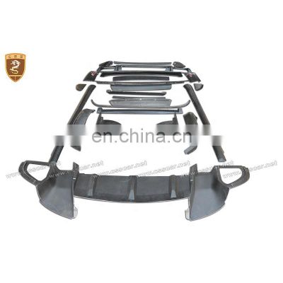 Small body kit for porshe Cayenne 958 converted toTE style body kit with frp