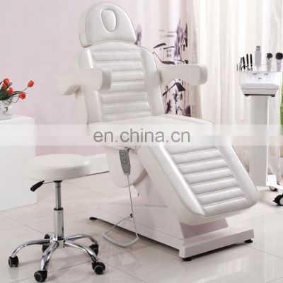 High quality electric facial chair bed/cosmetic electric beauty salon spa facial bed