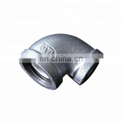 american standard hot dipped galvanized malleable iron pipe fittings elbow