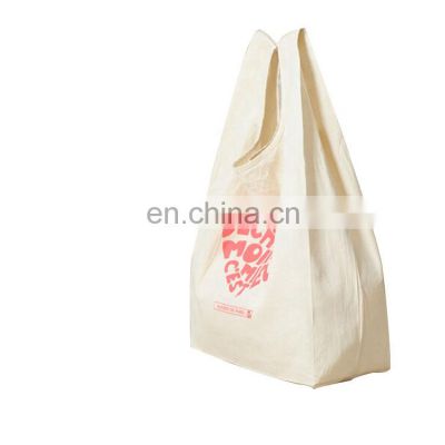 Eco Reusable Women Cheap Canvas Tote Foldable Shopping Bag