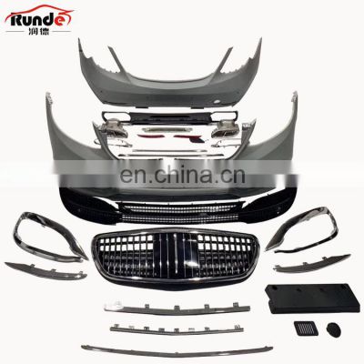 RUNDE W213 Fashionable MABAH Style Car Bumper Car Full Bodykits for 2016-2020 Mercedes BENZ W213
