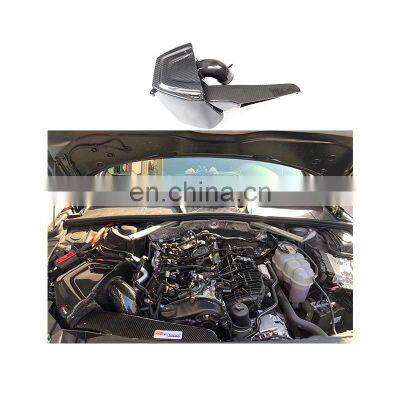 Very Easy to Install  Manufacturer Hot Sale 3K Twill Dry Carbon Fiber Air Intake Kit For AUDI A4 B9