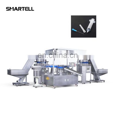 disposable syringe production assembly machine line with protective cover