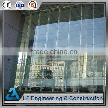 Galvanized steel curtain wall