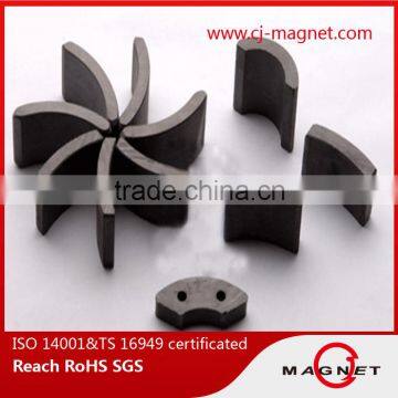 good quality arc magnet ferrite magnet Y30 for fuel pump