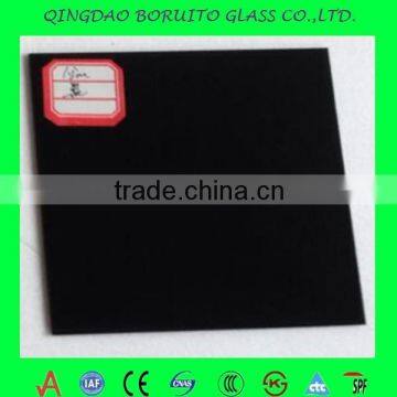 2-12mm transparent black colored glass china manufacture