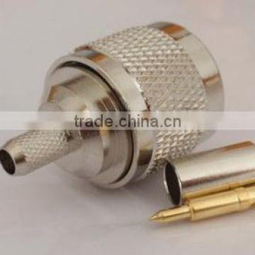 N Male Connector Crimp Type