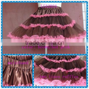 multicolor wedding dress for adult crinolining underskirt 60cm petticoat underskirt
