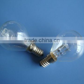 clear cheap G45 halogen bulbs 28W E14