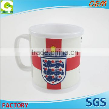 souvenir 3d plastic mug DESIGNER shape pvc rubber mug