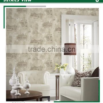 discontinued printed non woven wallpaper, old 3d wall decor for children , waterproofing wall mural online