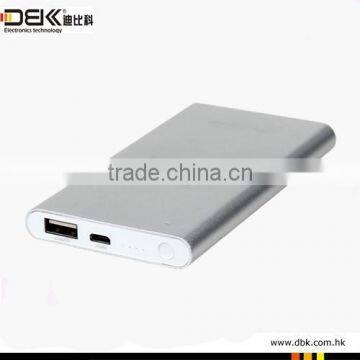 new products 2015 power bank phone chargers 5000mAh (PB-MS024)