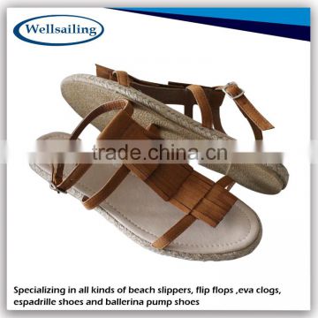 2015 New products women espadrille shoes bulk products from china