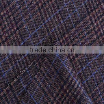SDL25548 70%T 30%W plain dyed check pattern woven fabric