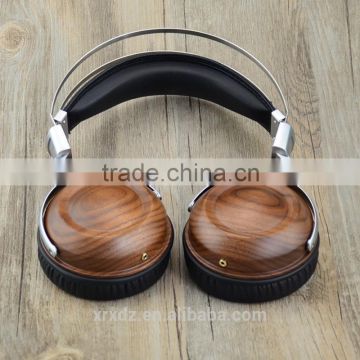 custom High Quality Wooden Hi Fi Audiophile Headphone with Wire