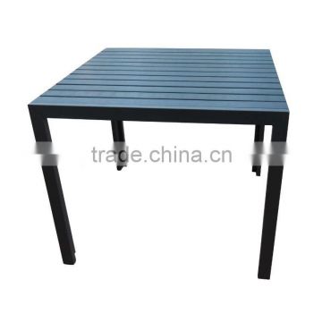Square plastic-wood Dining table/Outdoor stone table