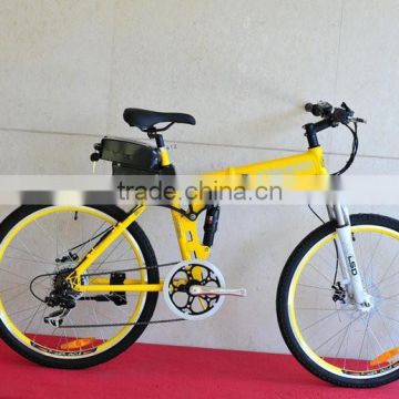 26inch electric mountain folding bike with lithium battery