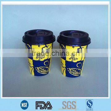 Buying 12oz cold paper cup with lids/paper cups for cold drinking factory/Logo printed cold paper cup/double PE cold cup