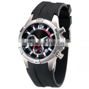 YB fashion silicone watch, mens geneva quartz watches