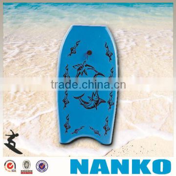 NA4117 Customized IXPE Surfboard, Blue Slick Soft Bodyboard