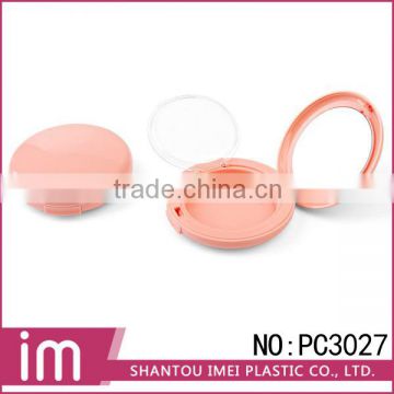 2015wholesale small round compact powder containers
