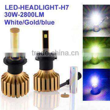 2015 High power h7 led headlights