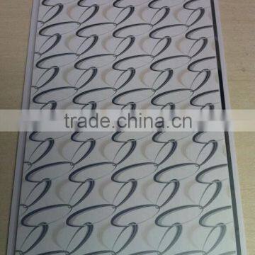 pvc panel hot stamping ISO 9001,2000