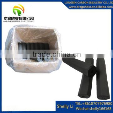 Bamboo material grade one quality machine made 10kg/ctn packing Barbecue charcoal