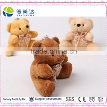 Soft plush teddy bear cute keychain toy wholesale teddybear plush keychain