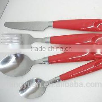 PP 430 Hight Quality Cutlery With Plastic Handle