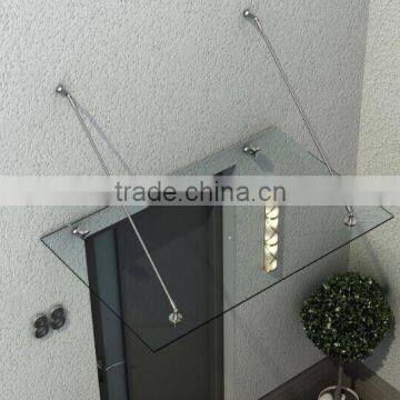 glass canopy hardware