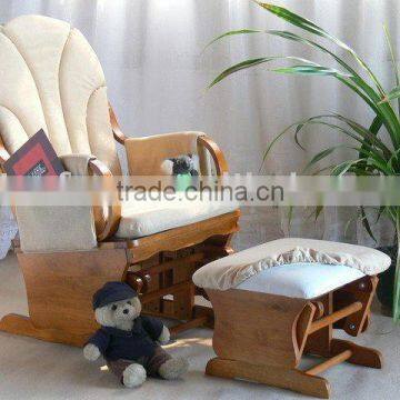 2013 baby TF04T-4 Glider Chair with ottoman in beige cushion