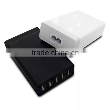 40W 5 Ports USB Charger/Multi Port USB Charger For All Smart Phones And Tablets