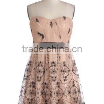 guangzhou clothing Newly design off the shoulder embroidered wholesale clothes turkey
