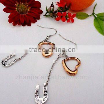 2013 new model earrings stainless steel earrings fashion jewelry