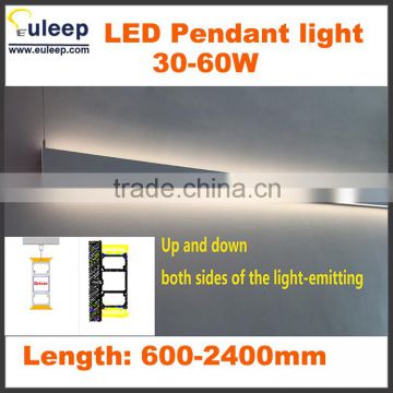 office lighting,led pendant light,up and down emitting,dimmable led linear light, 1200-1500-2400mm,