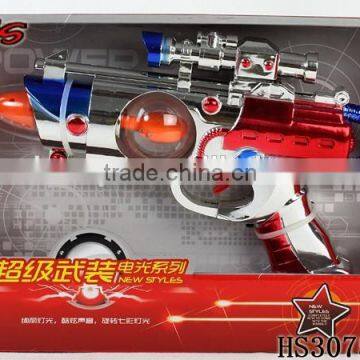 children promotional laser sound gun toy