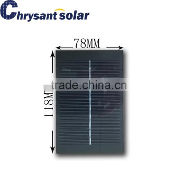 1W 5.5V Monocrystalline Solar Panel without Frame