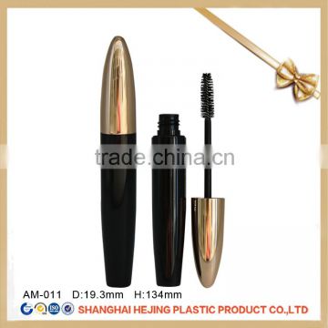Empty bullet shape metal mascara tube for cosmetic use