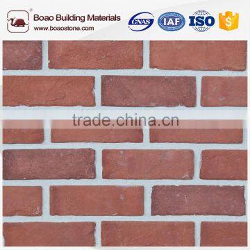 Individual piece by piece brick stone cladding