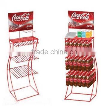 Hot sale soda bottle display rack by Chinese factory