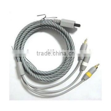 Audio/Video cable For Wii(Cover with net)