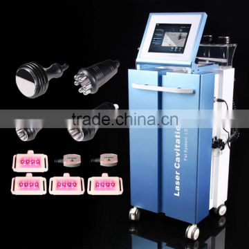 Ultrasonic Cavitation+Vacuum Liposuction+Lipo Laser+Multipolar RF Ultrasonic Liposuction Body Shaping Machine