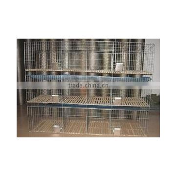 CE approved galvanized industrial farming commercial luxury rabbit cage with great price metal rabbit cage breeding rabbit cage