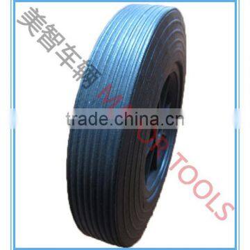 11X2.50 striped pattern solid rubber wheel