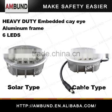 Heavy duty Embedded road stud - Solar and Cable type