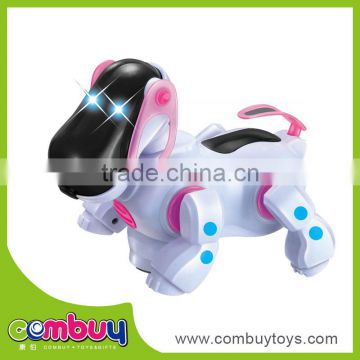 New design electric plastic cartoon battery operated walking dog toy