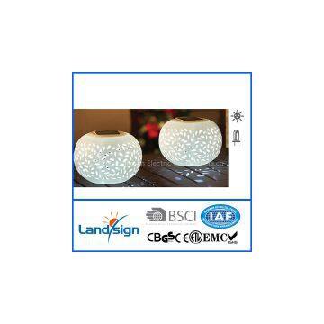 High performance Cixi landsign XLTD-511-1 solar ceramics jar light