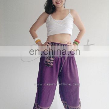 Thai Ladies Aladdin Rayon Pants with Egypt Art Printed